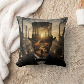 Steel & Sunsets Exploring the Industrial Frontier クッション (ブランケット)