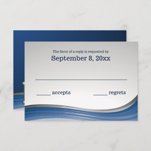 Steel Wave BlueとSilver RSVP (正面/裏面)