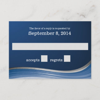 Steel Wave Blue RSVP