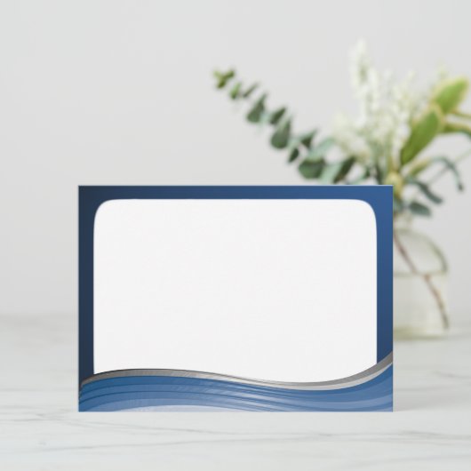 Steel Wave Thank You Flat Note サンキューカード (スタンド正面)