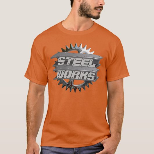 Steel Works建築 Tシャツ (正面)
