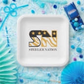 Steeler Nation Party Plate ペーパープレート (パーティー)