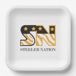 Steeler Nation Party Plate ペーパープレート