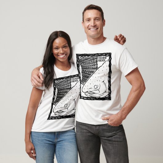 STEELHEAD FOREVER! mono(Fish Forever series 010) Tシャツ (ユニセックス)