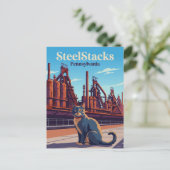 SteelStacks アメリカ ポストカード (スタンド正面)