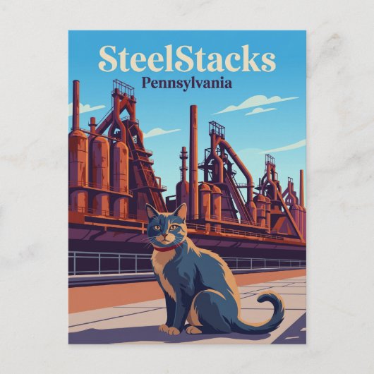 SteelStacks アメリカ ポストカード (正面)
