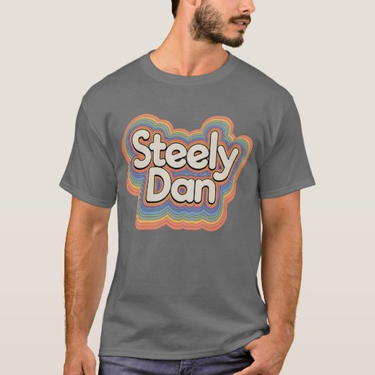 Steely Dan レトロ 70年代 Tシャツ (正面)