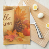 Steeped in Season Wide Border Kitchen Towels キッチンタオル (四つ折り)