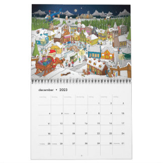 Stef’s cartoon kalender カレンダー