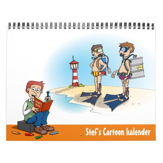 Stef’s cartoon kalender カレンダー (カバー)