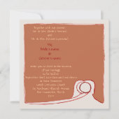 Stefana Sillouette 招待状 (正面)