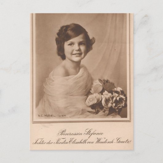 Stefanie Habsburg/Windisch-Graetz #052H ポストカード (正面)