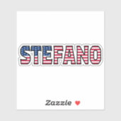 Stefano Name Vorname USA Sticker Stickerset シール (シート)