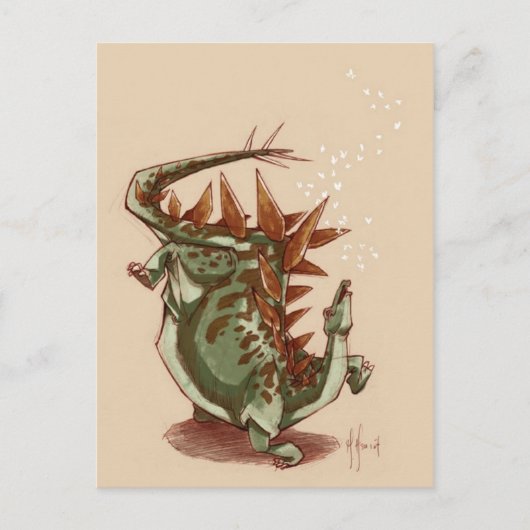 Stegoのダンス ポストカード (正面)