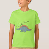 Stegosaurus – キッズベーシックTシャツ Tシャツ (正面)