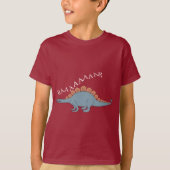 Stegosaurus – キッズベーシックTシャツ Tシャツ (正面)
