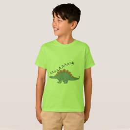 Stegosaurus – キッズベーシックTシャツ Tシャツ