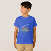 Stegosaurus – キッズベーシックTシャツ Tシャツ (正面フル)