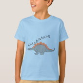 Stegosaurus – キッズベーシックTシャツ Tシャツ (正面)