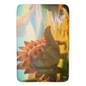 Stegosaurus バスマット (正面縦)