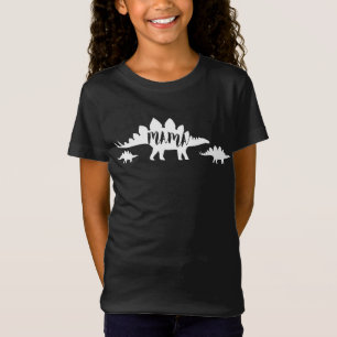 Stegosaurus Dinosaur Momママの母の日のギフト Tシャツ