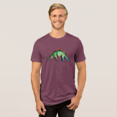 Stegosaurus Resurgence: Unisex T-Shirt トライブレンドTシャツ (正面全面)
