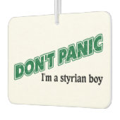 Steiermar Esterreich dont panic i'm a styrian カーエアーフレッシュナー (左)