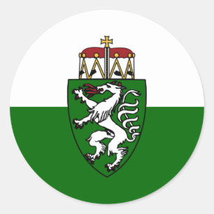 Steiermark (州)、オーストリア国旗 ラウンドシール
