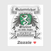 Steiermark Österreich Trofaiacher im Herzen シール (シート)