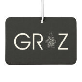 Steiermark Österreich Uhrturm Graz カーエアーフレッシュナー (裏面)