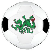 Steiermark Rot Grün Wappen Panther Österreich サッカーボール (回転)