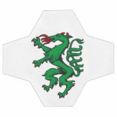 Steiermark Rot Grün Wappen Panther Österreich サッカーボール (フラット)