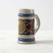 Stein Mugとコロンビアカラーデザイン ビールジョッキ (正面右)