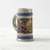 Stein Mugとコロンビアカラーデザイン ビールジョッキ (正面左)