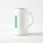 Stein Mug – 画像を白と金ゴールドで追加 ビールジョッキ (正面右)