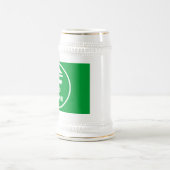Stein Mug – 画像を白と金ゴールドで追加 ビールジョッキ (中央)