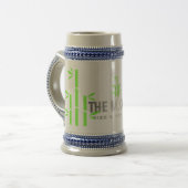 Stein Mug(Gray/Blue) ビールジョッキ (正面左)