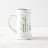 Stein Mug(White/Gold) ビールジョッキ (左)