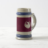 Stein Mug with Flag of Phoenix City, Arizona ビールジョッキ (正面右)