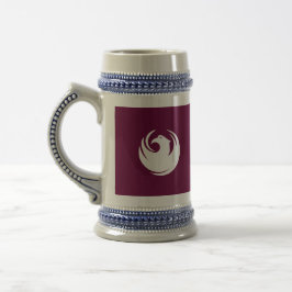 Stein Mug with Flag of Phoenix City, Arizona ビールジョッキ