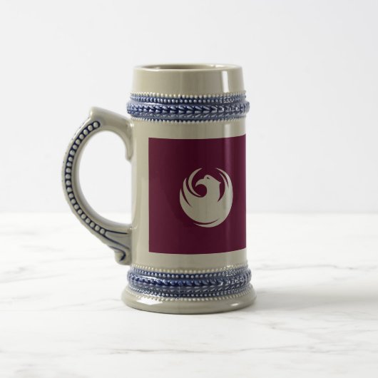 Stein Mug with Flag of Phoenix City, Arizona ビールジョッキ (左)