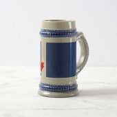 Stein Mug with Flag of Toronto, Canada ビールジョッキ (正面右)