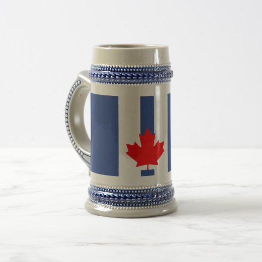 Stein Mug with Flag of Toronto, Canada ビールジョッキ (正面左)