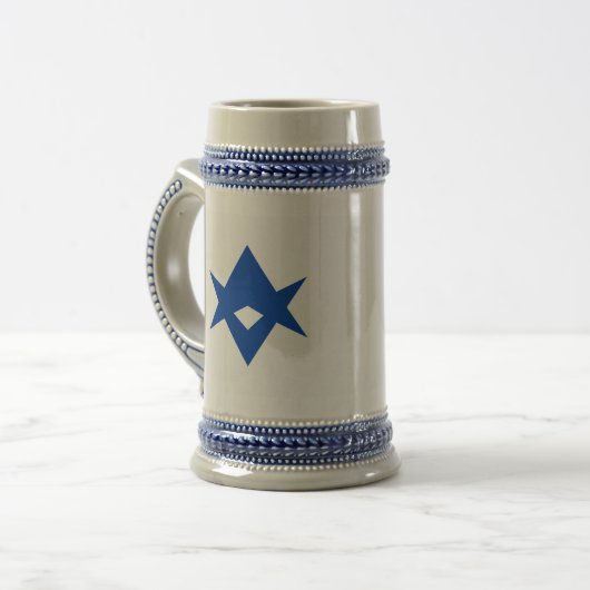 Stein Mug with Flag of Toyota City, Japan ビールジョッキ (正面左)