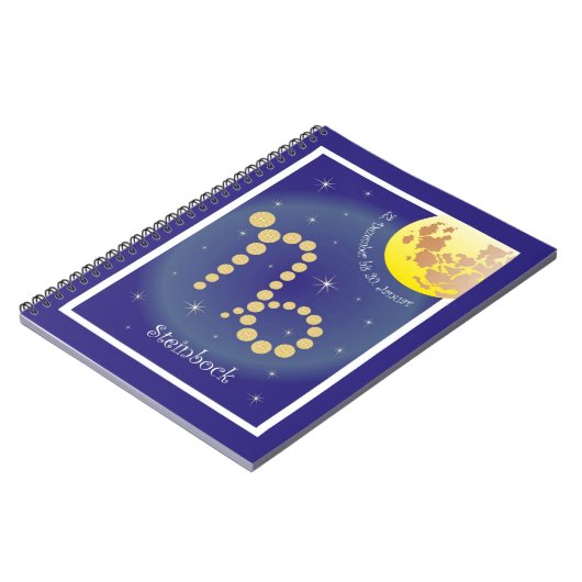 Steinbock 22. Dezember bis 20. Januar Notizheft ノートブック (左側)