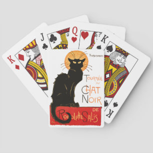 Steinlen ブラックキャット クラシック フランス Chat Noir ポスター トランプ