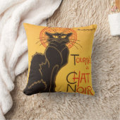 Steinlen: Noir雑談 クッション (ブランケット)