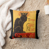 Steinlen: Noir雑談 クッション (ブランケット)