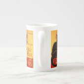 Steinlen: Noir雑談 ボーンチャイナマグカップ (裏面)