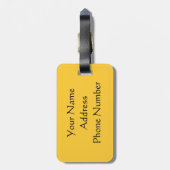 Steinlen: Noir雑談 ラゲッジタグ (裏面縦)